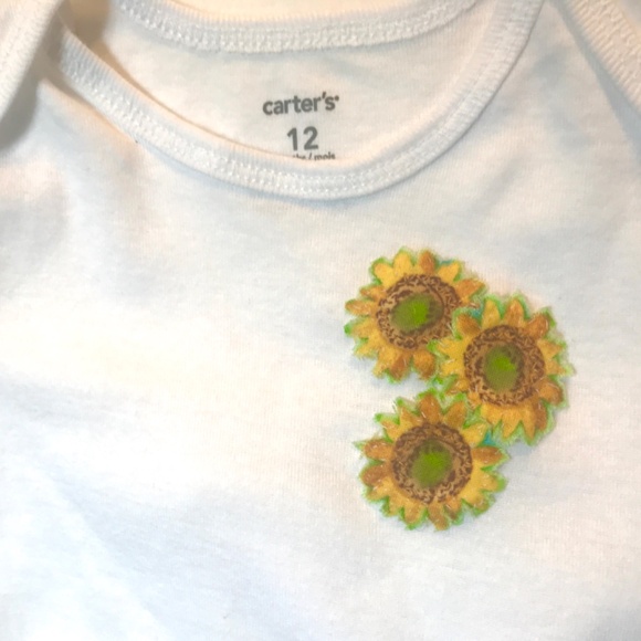 Yellow Bloomers and Onesie Sunflower Set - Picture 4 of 8